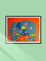 Shop Elephant in lotus pond in Gond by Venkat Shyam