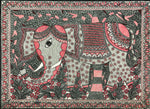 Buy Elephant in the Forest, Madhubani by Ambika devi