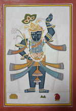 Elevated Devotion, Pichwai Painting by Mohan Prajapati