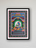 Great deal on Radha Krishna Pattachitra painting.