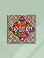 Shop Embroidered Mud Work in Lippan/ Mudwork by Hafiz Mutva