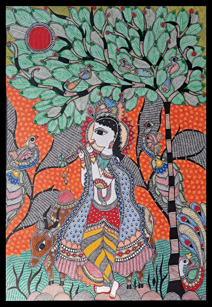 Enchanted Reverie: Vibhuti Nath Madhubani