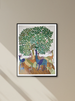 Shop Enchanting dance of Deers in Gond By Gareeba Singh Tekam