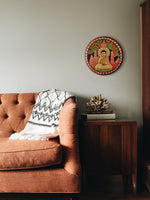 Shop for Buddha Tikuli round Wall Plates at memeraki.com