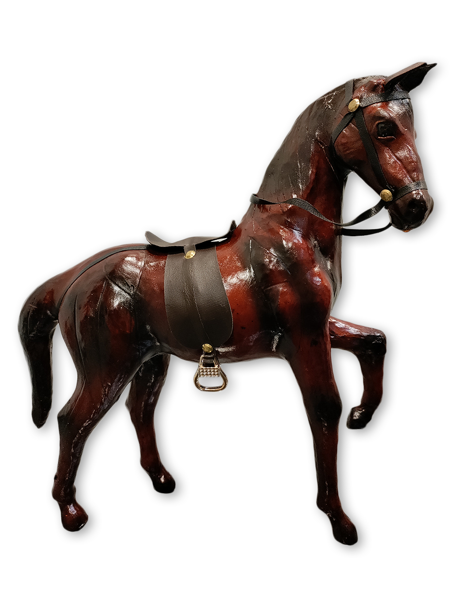 Buy Equestrian Elegance: The Leather Craftwork of a Horse, Leather toys by Nandram