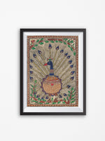 Peacock  Madhubani Painting for sale