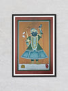 Eternal Guardian: Shrinathji's Divine Vigil, Pichwai Painting by Mohan Prajapati