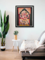 Order Online Lord Ganesha Mandapa Batik Painting