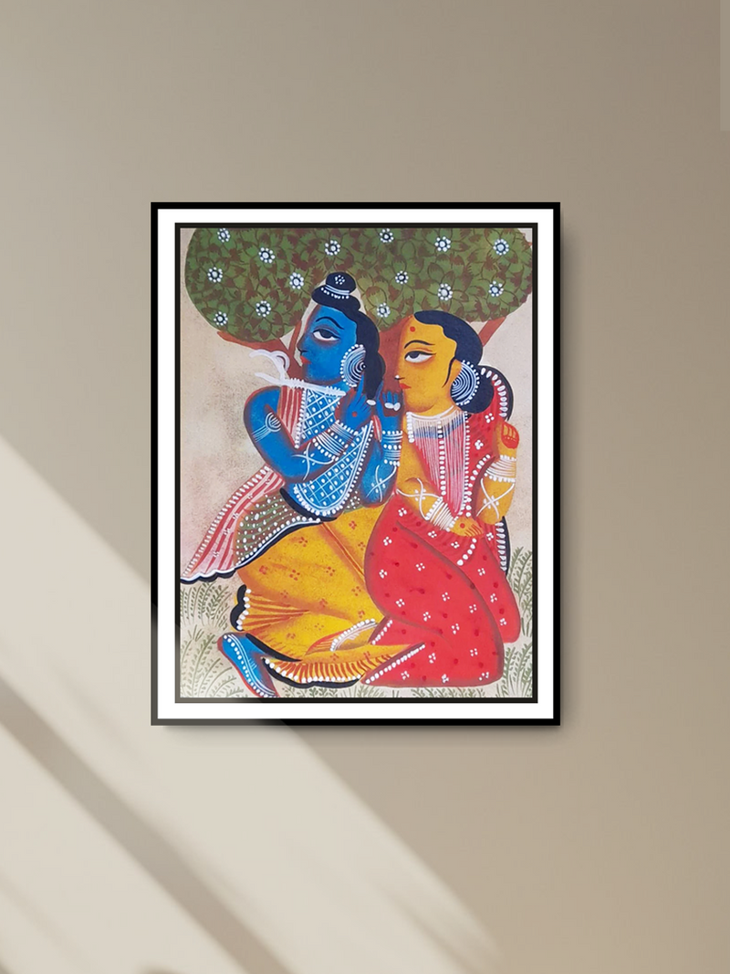 Eternal Serenade: Uttam Chitrakar's Kalighat Splendour