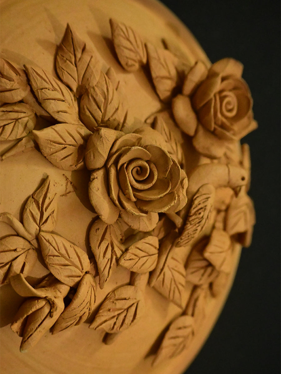 Buy Eternal Spring Capturing Nature's Splendor in Terracotta, Terracotta art by Dolon Kundu