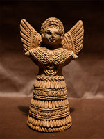 Ethereal Awakening: Unveiling the Terracotta Winged Woman, Terracotta art by Dolon Kundu