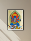 Fiery Grace of Goddess Kali: Uttam Chitrakar’s Vibrant Kalighat Painting