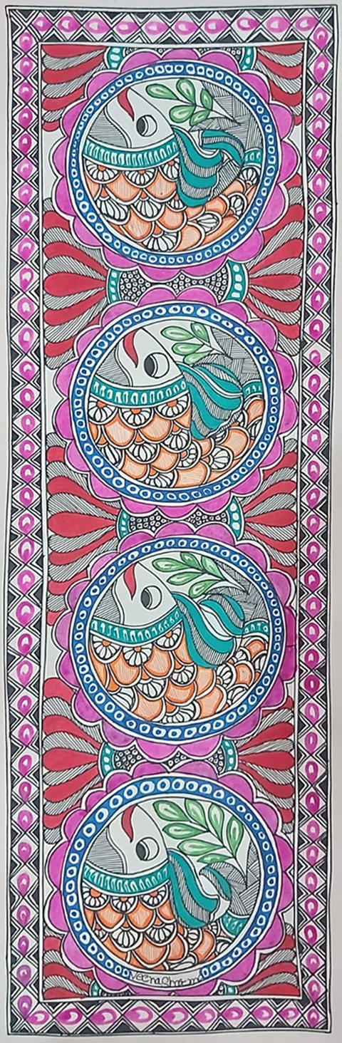 Buy Fishes in Madhubani by Priti Karn