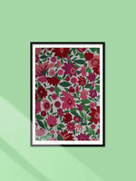 Shop Floral Design In Crewel Embroidery BY Jahangir Ahmed Bhat