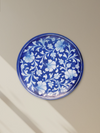 Shop Floral pattern in Blue Pottery Plates by Gopal Lal Kharol