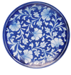 Buy Floral pattern in Blue Pottery Plates by Gopal Lal Kharol