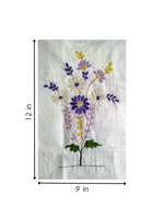 Floral arrangement in Chamba Rumaal Embroidery for sale