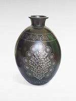 Shop  Flower vase in Black Pottery by Ramjatan Prajapati