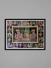 Fundamentals of Indian heritage and custom: Tikuli paintings by Ashok Kumar for Sale