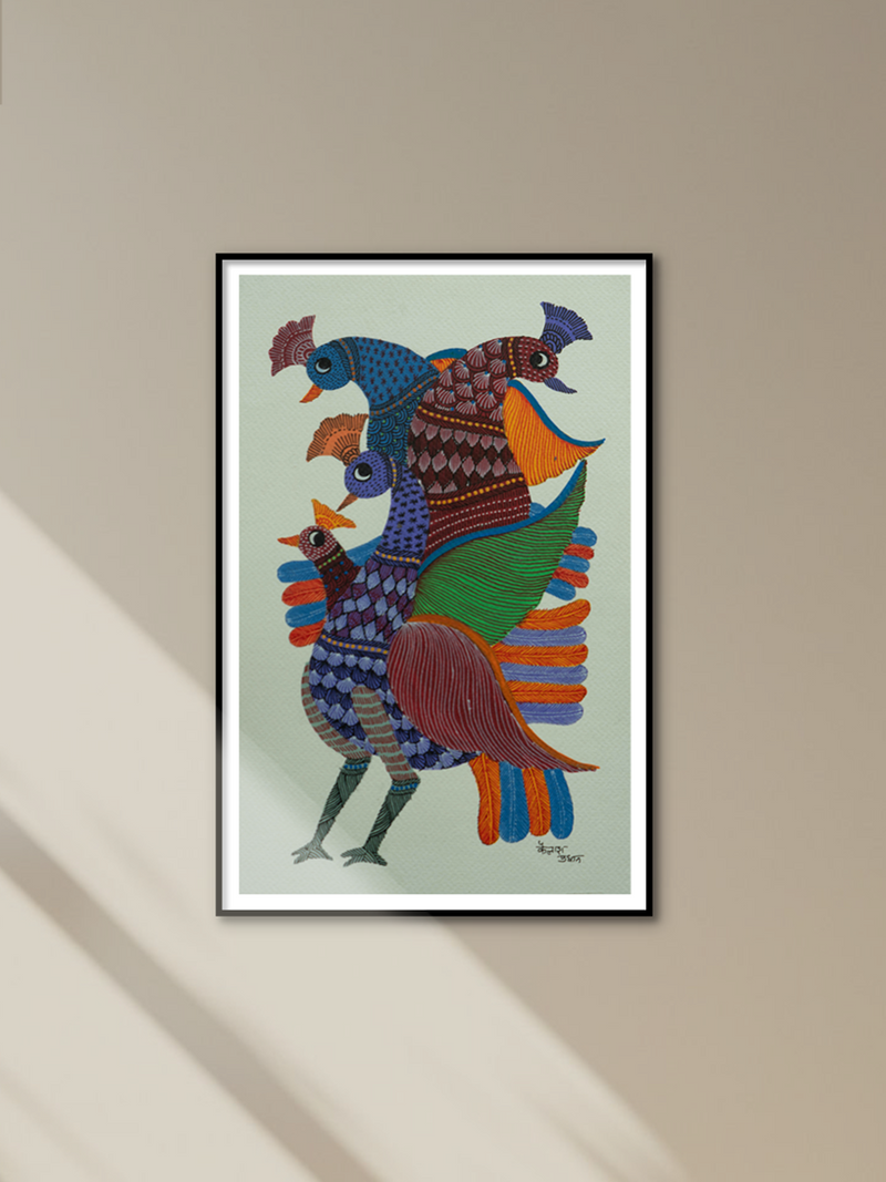 Shop Peacocks in Gond by Kailash Pradhan
