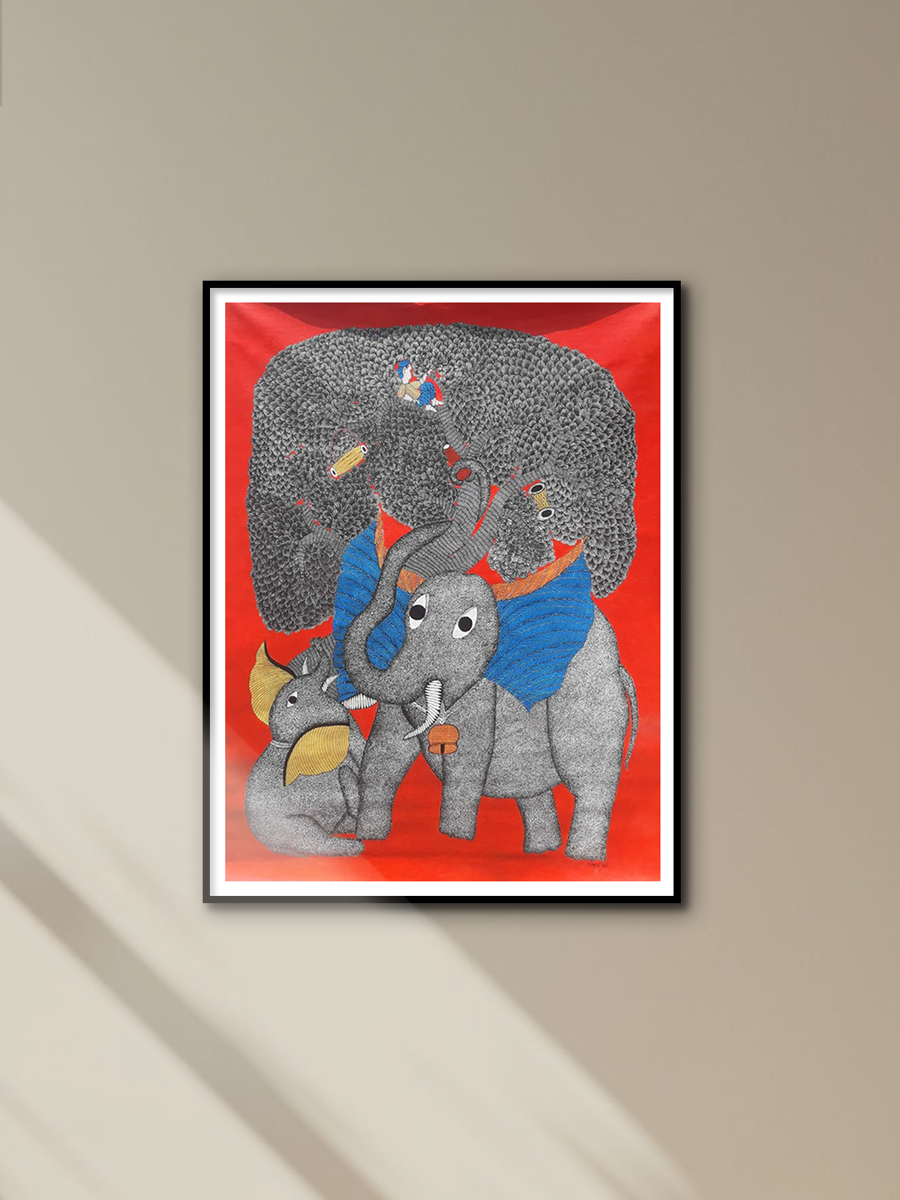 Shop Elephant in Gond by Kailash Pradhan