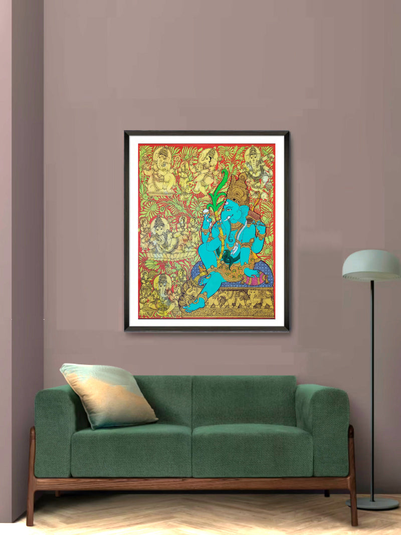 Shop Ganesha: Kalamkari painting 