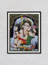 Ganesha, Tanjore Painting by Sanjay Tandekar