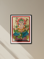 Shop Ganesha handpainted in Kalighat style by Hasir Chitrakar