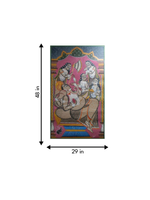 Ganesha, handpainted in Kalighat style for sale