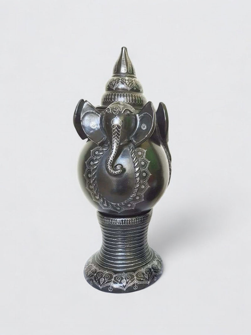 Shop Ganesha in Black Pottery by Ramjatan Prajapati