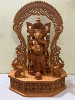 Shop Ganesha in Kadam Wood Carving by Om Prakash