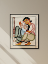 Gentle Embrace: Kalighat Paintings by Bapi Chitrakar