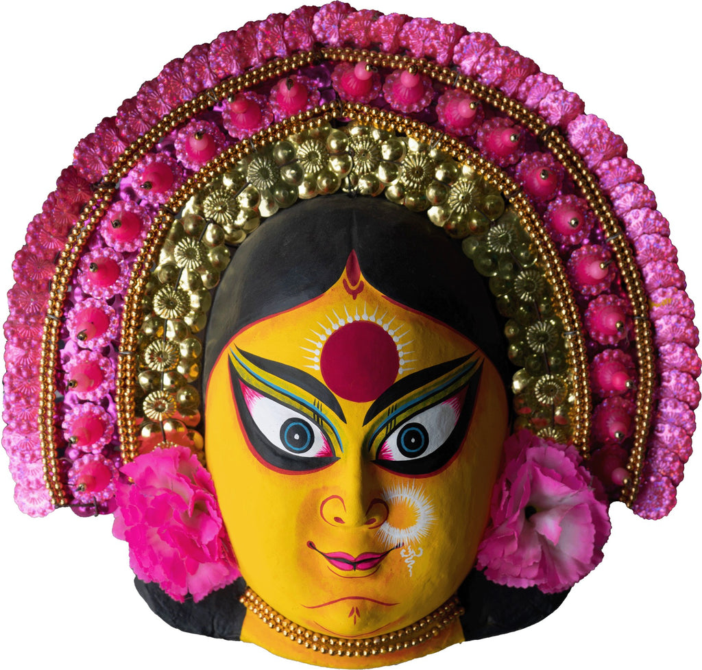 Goddess Durga: Chhau Mask by Dharmendra Sutradhar