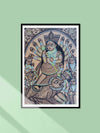 Shop Goddess Durga as Mahishasuramardini in Bengal Pattachitra by Laila Chitrakar