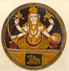 Buy Golden Radiance: Lord Vishnu's Celestial Majesty Mysore  painting 