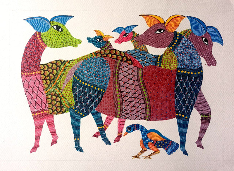 buy Gond Wildlife by Kailash Pradhan