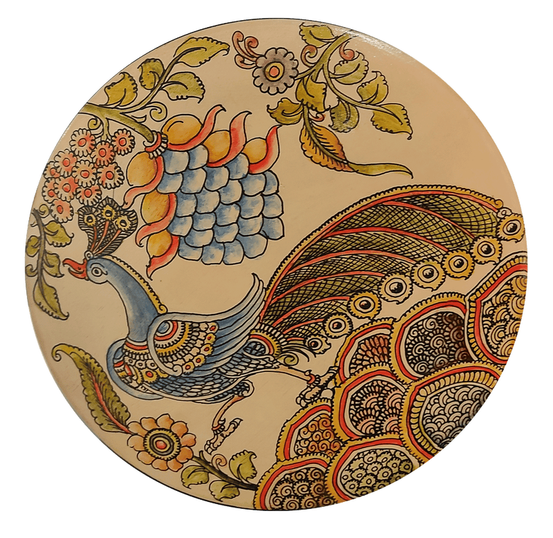 Grace and Rejuvenation in Sudheer's Vivid Kalamkari Plates