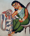 Buy Graceful Charm: Kalighat Art by Bapi Chitrakar