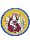 Buy  Goddess Saraswati Kalighat Plate art by Hasir Chitrakar