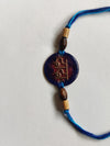 buy Handcrafted "Dada" Copper Enamel Rakhi by EkiBeki