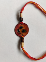 Orange Morpankh  Rakhi for sale