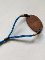 Handcrafted "Pawfect-Cat" Copper Enamel Rakhi by EkiBeki