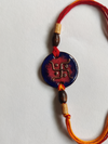 Handcrafted Swastika Copper Enamel Rakhi by EkiBeki shop