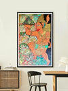 Buy Hanuman lifting the Mountain: Kalamkari Painting 