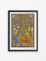 Ardhanareshwar Madhubani  Painting 