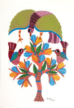 Harmony of Love: Gond art by Kailash Pradhan