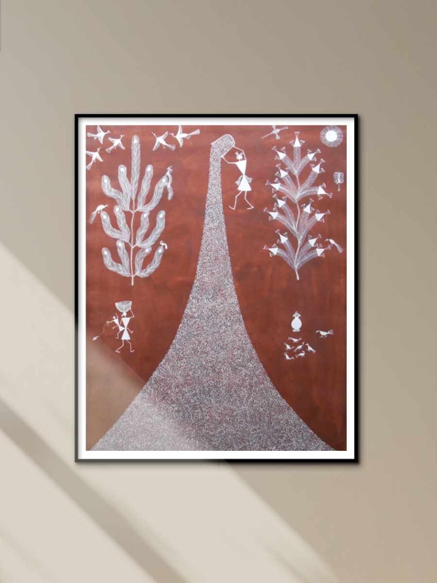 buy Harvest Symphony: Warli Painting by Anil Wangad