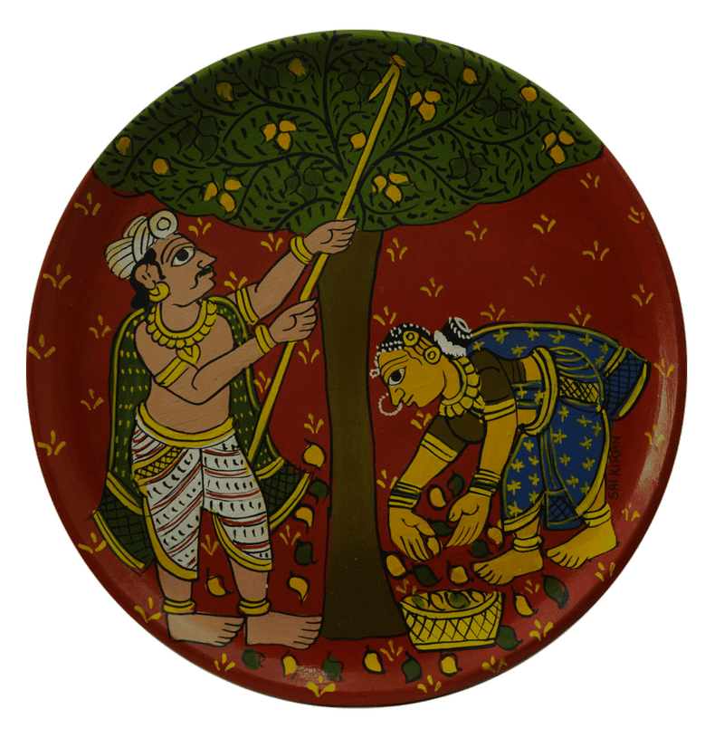 Buy Harvesting Mangoes in Cheriyal Wall Plates by Sai Kiran