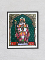 Hinglaj Mata, Tanjore Painting by Sanjay Tandekar