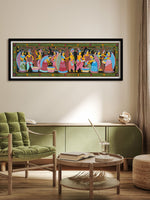 Shop for Holi scene in Tikuli painting by Ashok Kumar